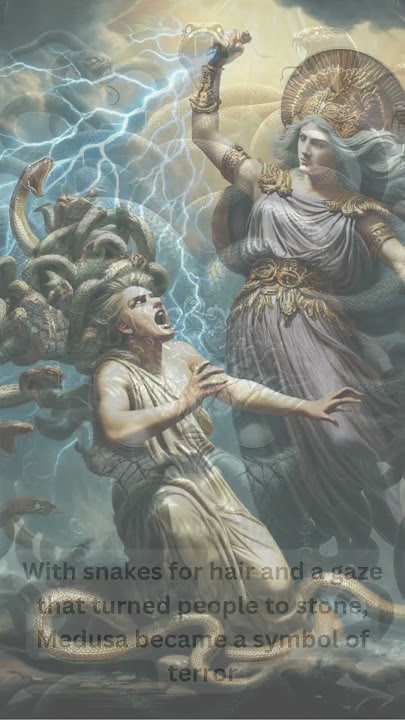 Athena give Medusa a punishment